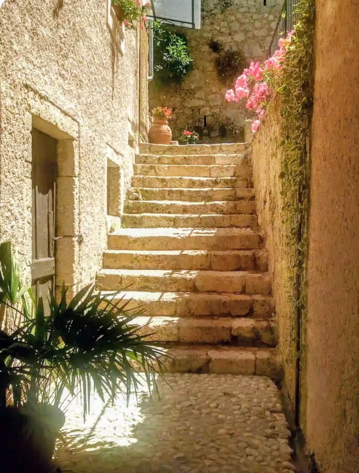 Entrance staircase of the garden