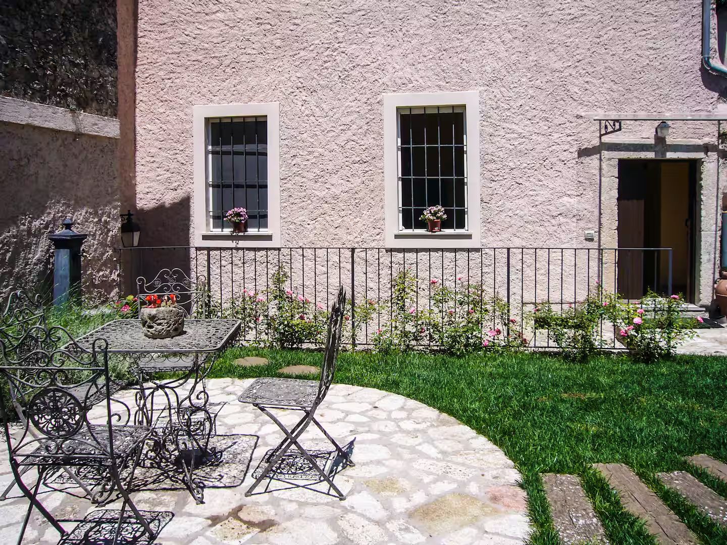 Wrought-iron table
