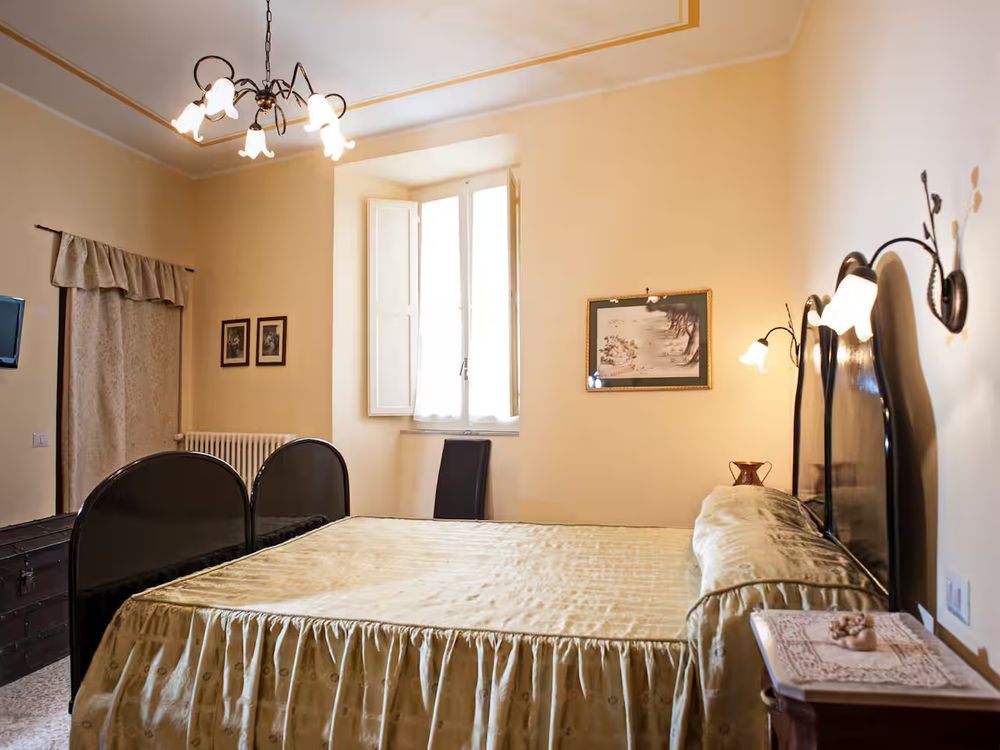 One of the villa's three bedrooms