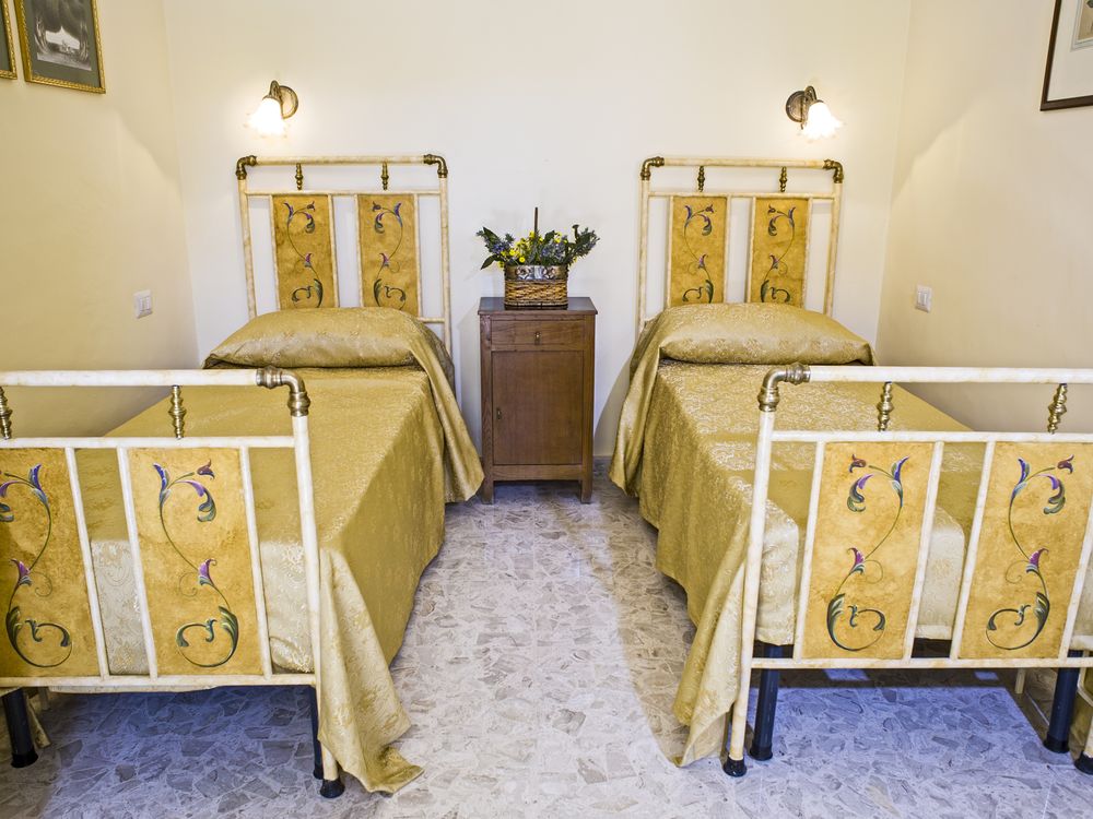 One of the villa's three bedrooms